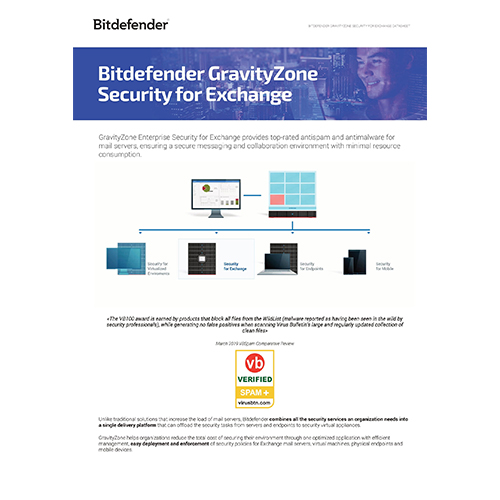 Bitdefender GravityZone Security for Exchange Now-1